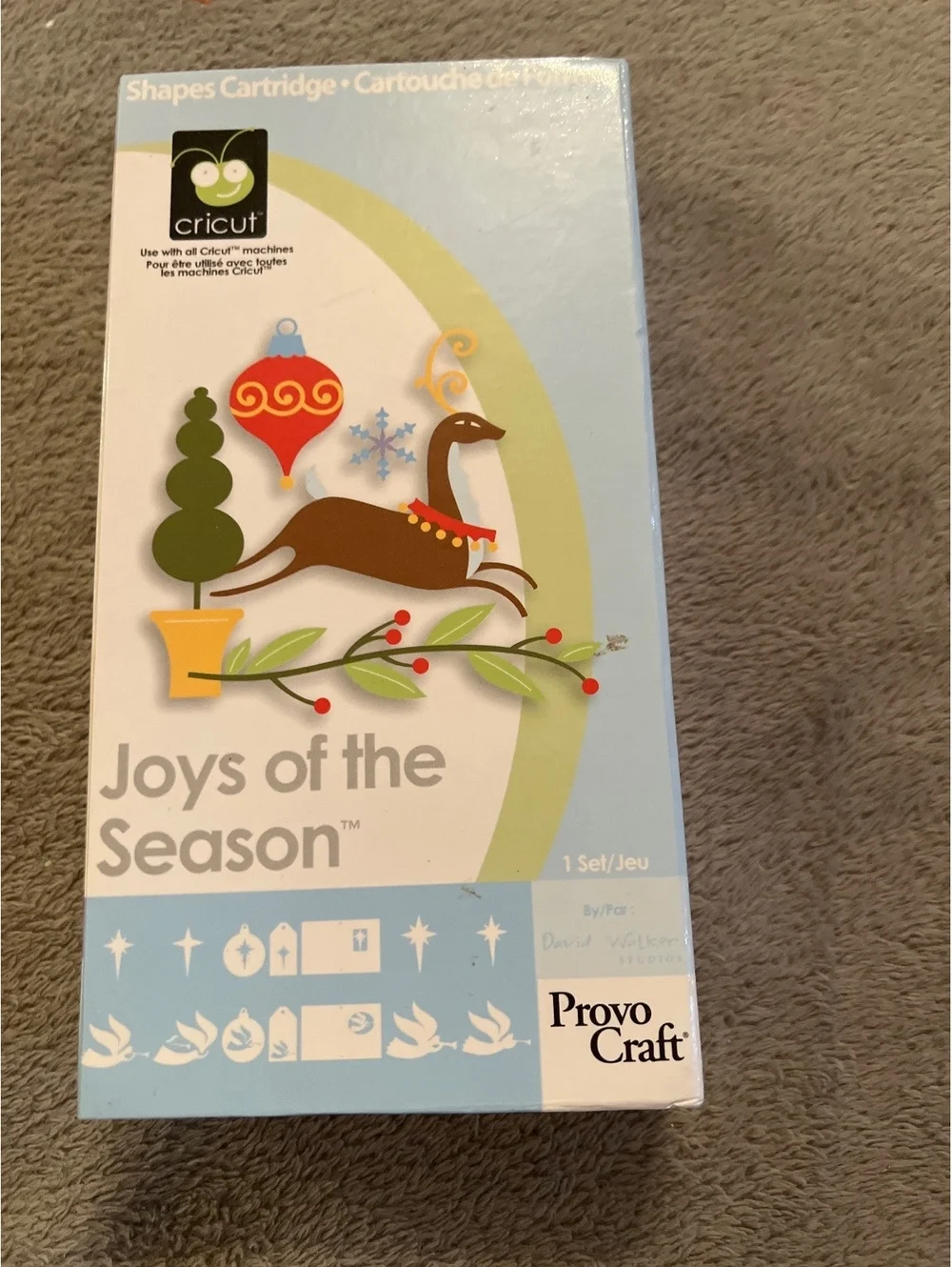 Cricut Cartridge Joys of the Season - Used Good Condition